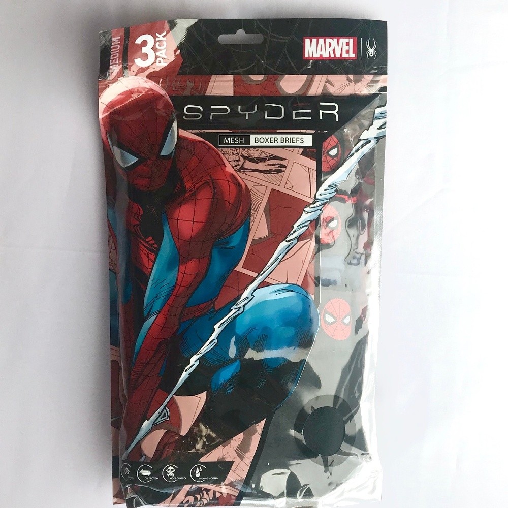 SPYDER Men's Mesh Boxer Briefs - 3 Pack